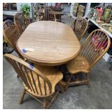 Dining Table w/6 Chairs 66"L x 43"W