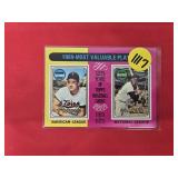 1975 TOPPS HOF KILLEBREW/MCCOVEY CARD
