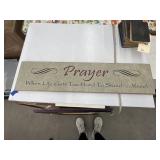 Prayers Framed Wall Hanging Dï¿½cor