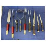 9 Pcs - Flatware & Kitchen Utensils
