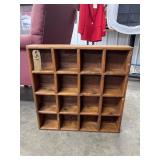 Wooden Wall Shelf 24"W x 24"H