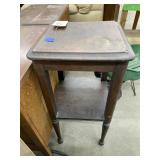 Wooden Side Table 14"L x 14"W x 28"H