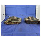 2 - Plastic 21st Century Toy Tanks