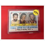 1973 TOPPS HOF WILT CHAMBERLAIN/KAREEM CARD