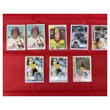LOT OF VINTAGE JAY JOHNSTONE/DALE BERRA CARDS
