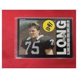 2ND YR CARD 1985 TOPPS HOF HOWIE LONG
