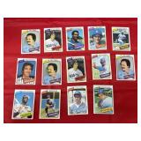 LOT OF 1980 TOPPS STARS BASEBALL CARDS