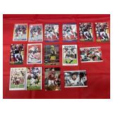 LOT OF STAR FOOTBALL DEFENDERS CARDS