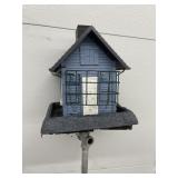 Birdhouse on Metal Pole