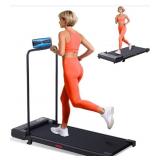Walking Pad Treadmill With Handle Bar, Portable Un