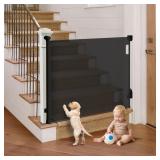 Trust Tot Retractable Baby Gate - 55" wide x 34"