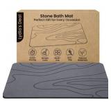 Stone Bath Mat- Non Slip Diatomaceous Earth