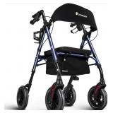Flying Joy Rollator Walker With Seat And Brakes- 3