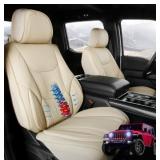 Coverland Custom Car Front Seat Covers Premium Lea