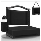 Staium Seat With Back Support- Shoulder Strap, Cup