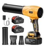Leaf Blower 21v Electric Handheld, 2 Batteries, Ch