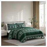 Lenox 3 Pc. Holiday Quilt Set, Queen Size, 96x90"