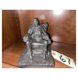 1973 Michael Garman Statue 8"L x 6"W x 7"H