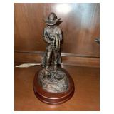 Moments Cowboy Campfire Statue 9"