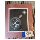 Joe Rector Matted Art 14"x16"