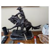 Frederick Remington Statue 23"H x 24"L