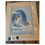 Joe Rector Matted Art 381/1500 24"x30"