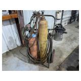 Cutting Torch Set w/Bottles - Victor Torch Head