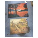 2 Canvas Paintings