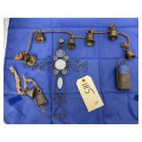 3 Pcs - Bells & Cross Dï¿½cor