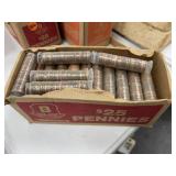 Wrapped Pennies in Box