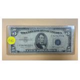 Silver Certificate $5 Bill