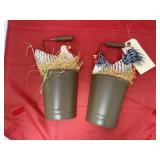 2 Pcs - Chicken Wall Dï¿½cor