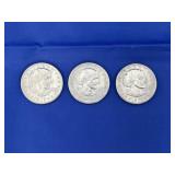 3 Susan B Anthony Coins