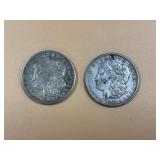 2 - 1921 Morgan Dollars
