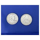 1954 $ 1963 Half Dollar Coins