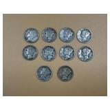 10 - Mercury Dimes