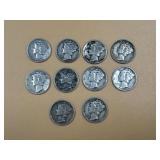 10 - Mercury Dimes