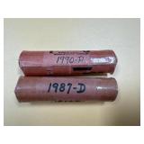 2 Rolls Lincoln Pennies