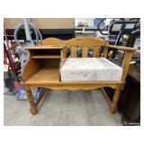 Phone Table/Bench 36'L x 20'W x 27'H