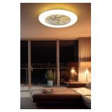 Orison Ceiling Fan With Dimmable Lights -19.7" Fa