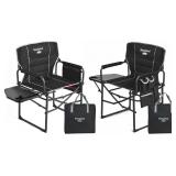 SunnyFeel Camping Directors Chair- Oversized, Side