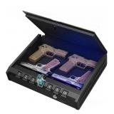 Onnais Large Biometric Gun Safe, Internal Light ,