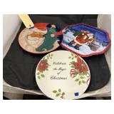 4 - Christmas Plates & Platters