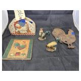 5 Pcs - Rooster Napkin Holder - Tile Dï¿½cor