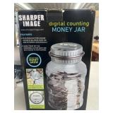 Digital Sharper Image Counting Money Jar