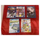 5 Pcs Wii Games