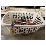 Laundry Basket w/Kitchen Utensils
