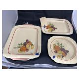 3 Pcs - Homer Laughlin Plates