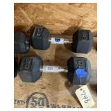 Pair 30 Weight Dumbbells