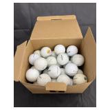 Box of Loose Golf Balls